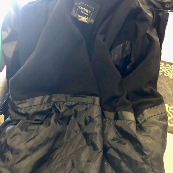 Size 3X 24W/26W OutBrook Black Vinyl Coat - Picture 6 of 7